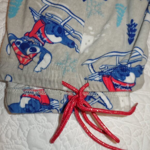 Womens 3X (22w-24w) Disney Winter Stitch Sleep Jogger Pants - Picture 3 of 6